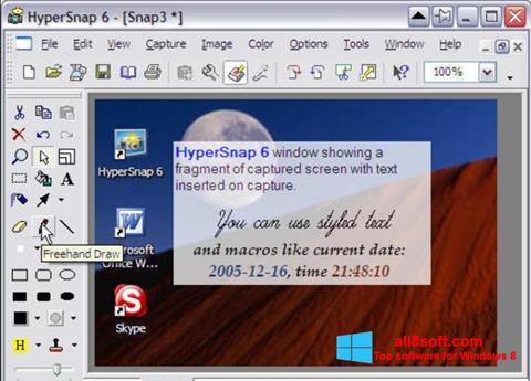 צילום מסך HyperSnap Windows 8
