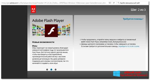 צילום מסך Flash Media Player Windows 8