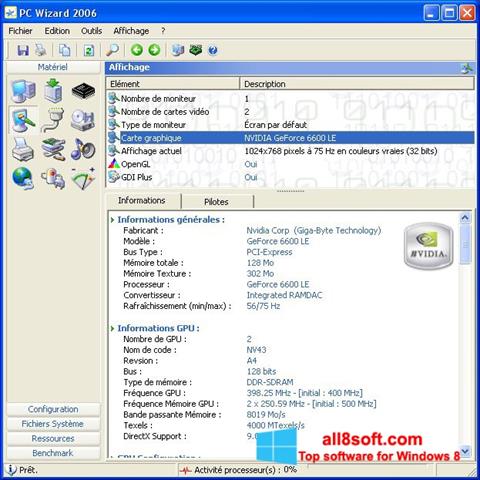 צילום מסך PC Wizard Windows 8