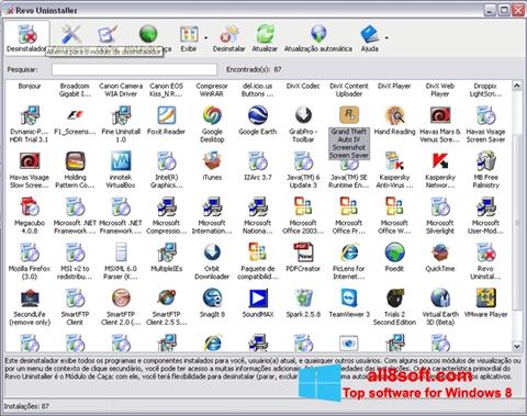 צילום מסך Revo Uninstaller Pro Windows 8