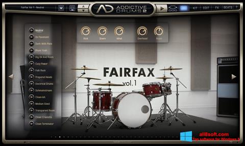 צילום מסך Addictive Drums Windows 8