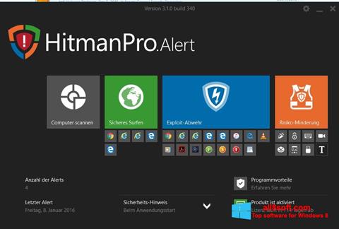 צילום מסך HitmanPro Windows 8