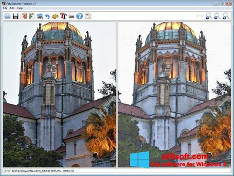 צילום מסך FotoSketcher Windows 8