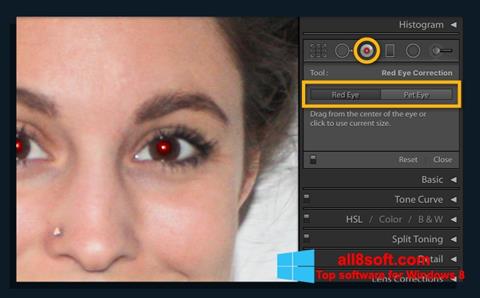 צילום מסך Red Eye Remover Windows 8