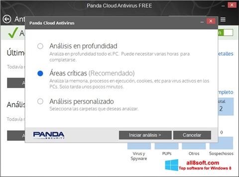 צילום מסך Panda Cloud Windows 8