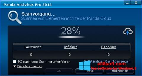 צילום מסך Panda Antivirus Pro Windows 8