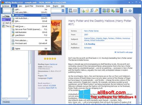 צילום מסך All My Books Windows 8