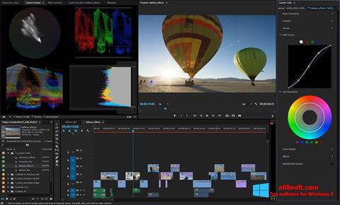 צילום מסך Adobe Premiere Pro Windows 8