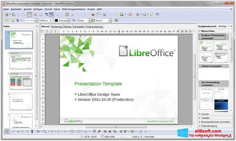 צילום מסך LibreOffice Windows 8