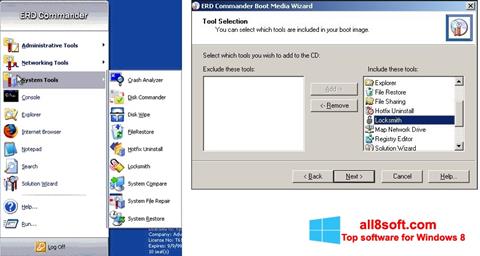 צילום מסך ERD Commander Windows 8