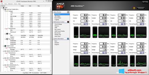 צילום מסך AMD Overdrive Windows 8