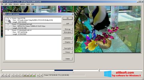 צילום מסך VirtualDubMod Windows 8