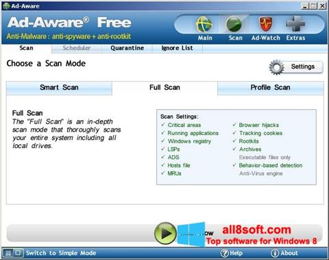 צילום מסך Ad-Aware Free Windows 8
