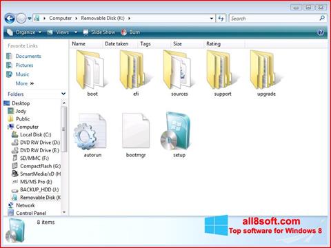 צילום מסך Windows 7 USB DVD Download Tool Windows 8