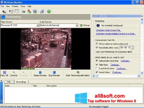 צילום מסך WebCam Monitor Windows 8