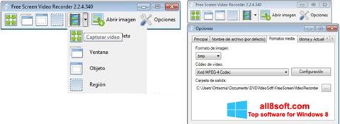 צילום מסך Free Screen Video Recorder Windows 8