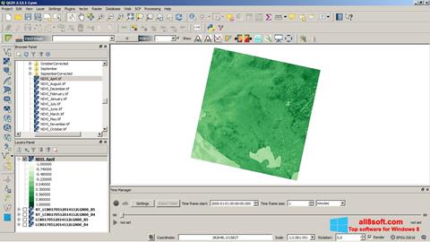 צילום מסך QGIS Windows 8