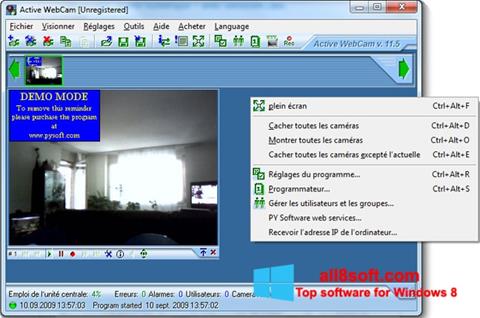 צילום מסך Active WebCam Windows 8