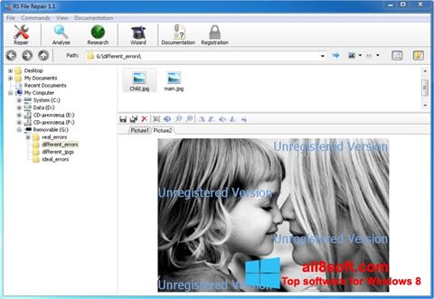 צילום מסך File Repair Windows 8