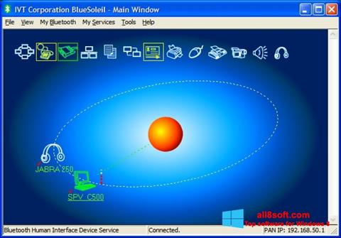 צילום מסך BlueSoleil Windows 8