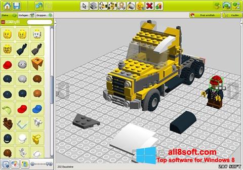 צילום מסך LEGO Digital Designer Windows 8