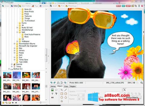 צילום מסך PhotoScape Windows 8