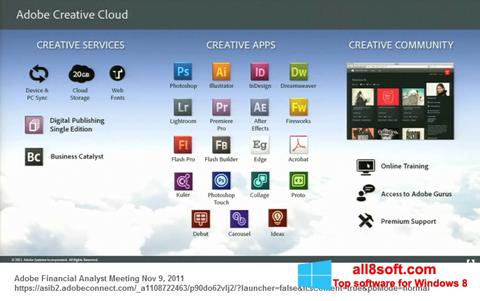 צילום מסך Adobe Creative Cloud Windows 8