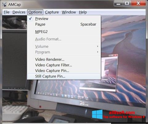 צילום מסך AMCap Windows 8