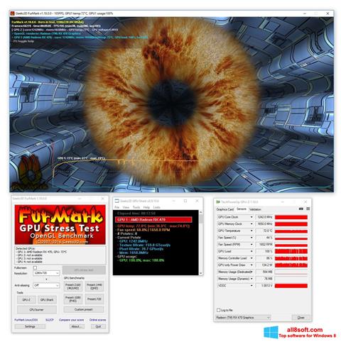 צילום מסך FurMark Windows 8