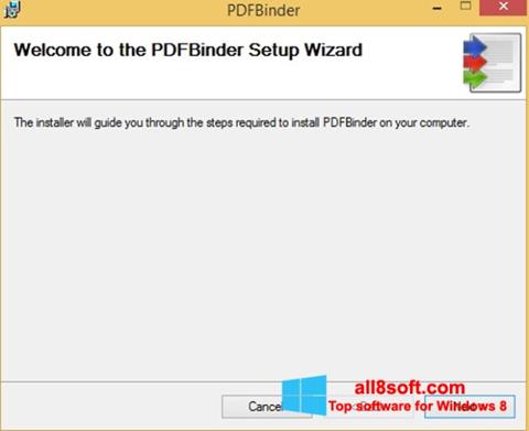 צילום מסך PDFBinder Windows 8