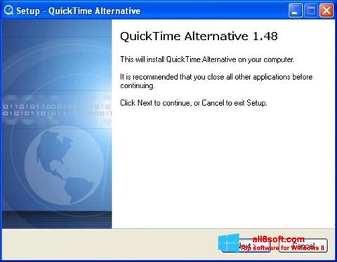 צילום מסך QuickTime Alternative Windows 8