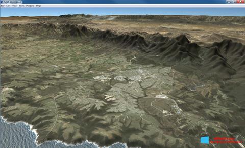 צילום מסך NASA World Wind Windows 8